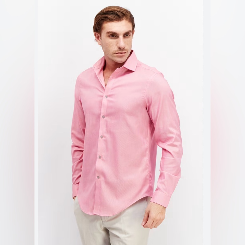 Tailorbird men’s button-down dress shirt size L‎ 100%, two ply cotton